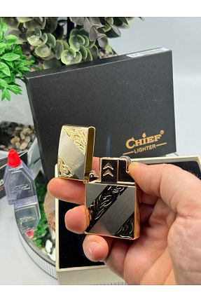 فندک کمپ طلائی Chief - کد 795931039
