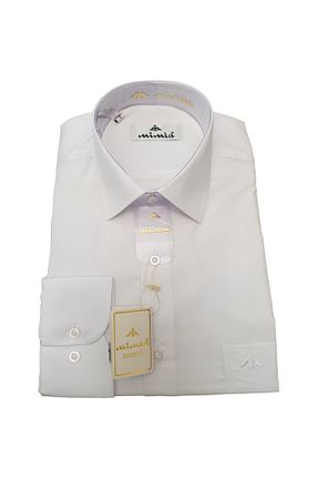 پیراهن سایز بزرگ سفید مردانه سایز بزرگ Mimka - کد 795955343