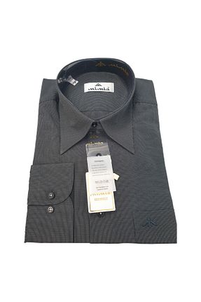 پیراهن سایز بزرگ طوسی مردانه سایز بزرگ Mimka - کد 795971041