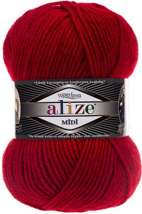 نخ بافندگی قرمز Alize - کد 131298480