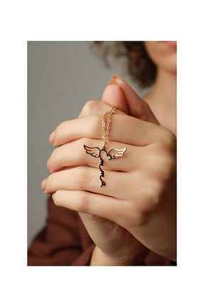 گردنبند نقره طلائی زنانه 925 عیار GÜMÜŞ - کد 796176058