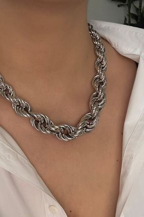 گردنبند جواهر زنانه رودیوم Fianna - کد 796183186
