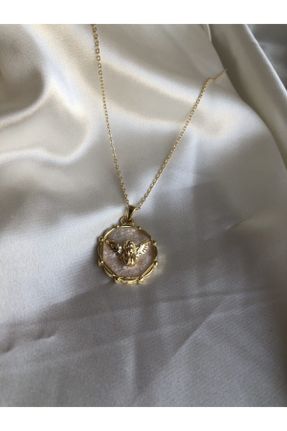 گردنبند جواهر طلائی زنانه روکش طلا کد 103380231