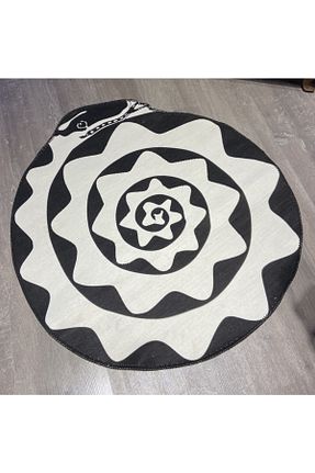 فرش مشکی قابل شستشو RUGSMODERN - کد 103709483