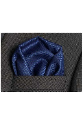 دستمال جیبی سرمه ای مردانه پارچه ای Exve Exclusive - کد 37123278