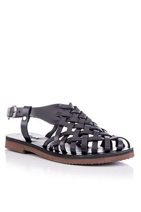 صندل مشکی زنانه پاشنه نازک DaphneSandals - کد 104286510