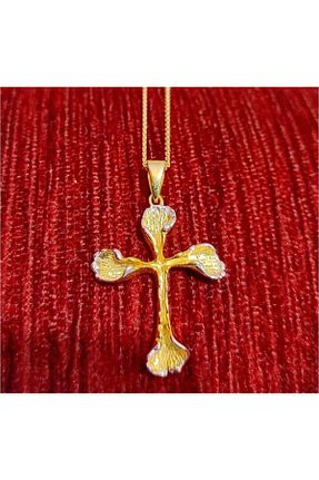 گردنبند نقره طلائی زنانه 925 عیار Oriental Kuyumculuk Jewellery - کد 104298027