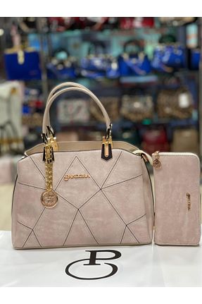 کیف دوشی بژ زنانه چرم مصنوعی Pandora Bags - کد 104531361
