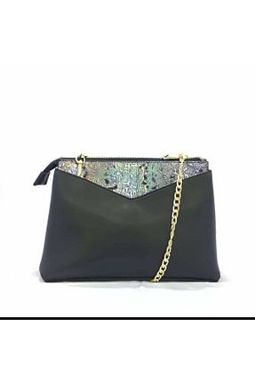 کیف دوشی مشکی زنانه چرم خالص BY ENDER - کد 81155935
