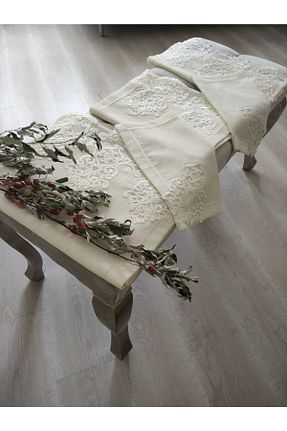 رومیزی بژ پنبه ای Hatteks Home Collection - کد 103973508