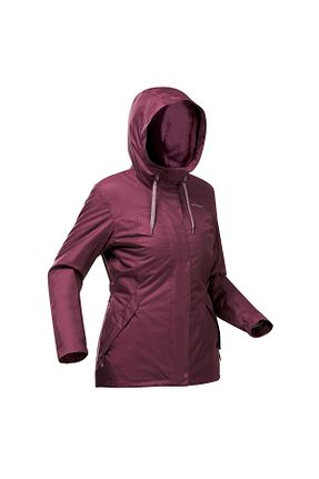 کاپشن اسپرت زرشکی زنانه رگولار Decathlon - کد 353604442