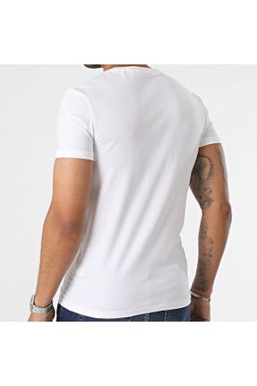 تی شرت سفید مردانه اسلیم فیت 2