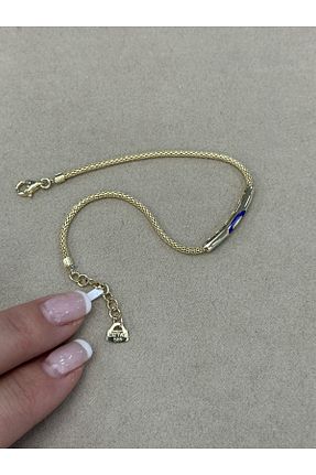 دستبند طلا سبز زنانه 14 عیار CETAŞ - کد 364776259