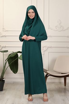 لباس حجاب سبز زنانه Relaxed Transacoustic - کد 662918864