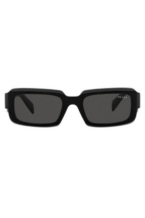 عینک آفتابی مشکی زنانه 53 UV400 آستات سایه روشن هندسی کد 796453159