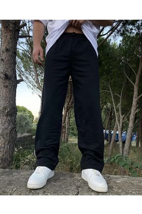 شلوار کرمگن مشکی زنانه رگولار FUNSTYLE - کد 796626809