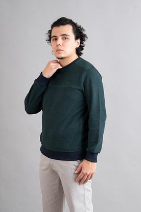 پلیور سبز مردانه ساده NOTRA - کد 161684227