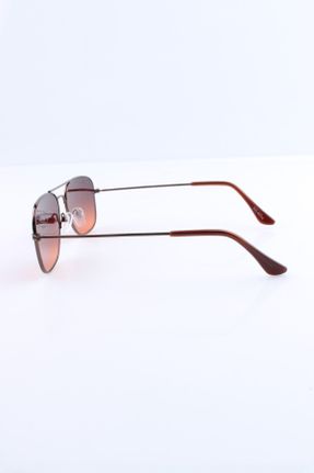 عینک آفتابی قهوه ای بچه گانه بچه گانه UV400 ترکیبی سایه روشن هندسی کد 113172827