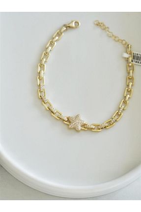 دستبند نقره رنگی زنانه 925 عیار birtekbana - کد 789718967