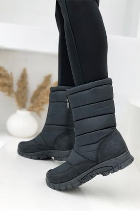 بوت برفی مشکی زنانه پارچه ای Velarise - کد 796618812