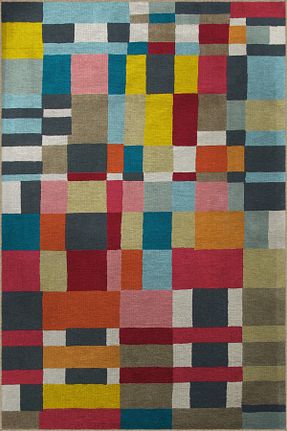فرش رنگی قابل شستشو Rugs Modern Halı - کد 796662580
