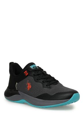 کفش اسنیکر مشکی زنانه بند دار U.S. Polo Assn. - کد 796698921