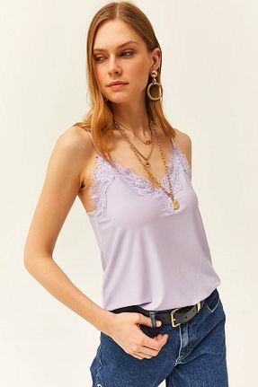 بلوز بنفش زنانه ساده Olalook - کد 796387171