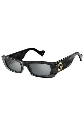 عینک آفتابی مشکی مردانه UV400 Gucci - کد 796454499