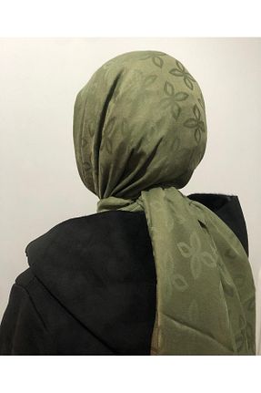 دستمال گردن خاکی زنانه پنبه ای İpekhan - کد 796510350
