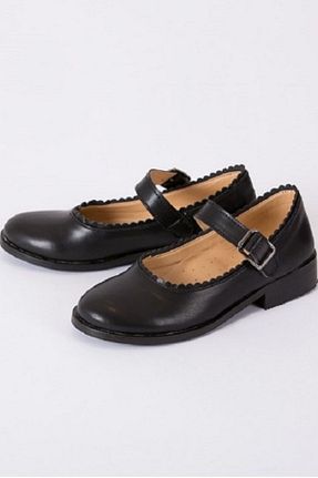 کفش کلاسیک مشکی بچه گانه چرم مصنوعی Goose - کد 765663566