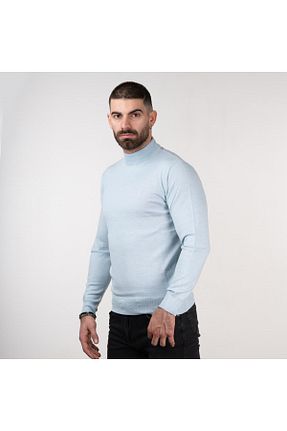پلیور آبی مردانه ساده AKÇAYLAR - کد 52117788