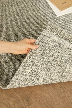 گلیم طوسی پلی پروپیلن Ocean Home Textile - کد 767335139