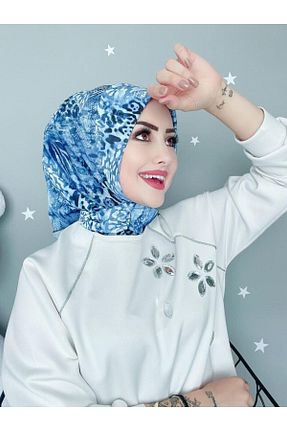 کلاه شنای اسلامی آبی زنانه کد 796426118