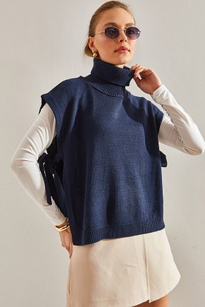 سوئیتر سرمه ای زنانه اکریلیک Bianco Lucci - کد 796614229