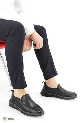 کفش کژوال مشکی مردانه چرم خالص MARCOMEN - کد 796718754