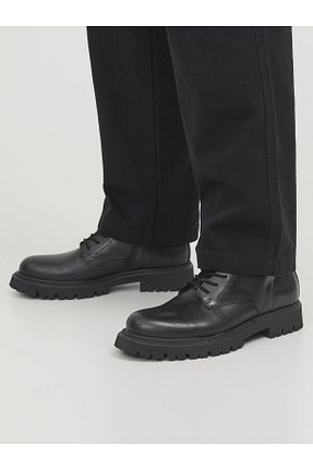 بوت / نیم بوت مشکی مردانه پاشنه تخت Jack & Jones - کد 796583940