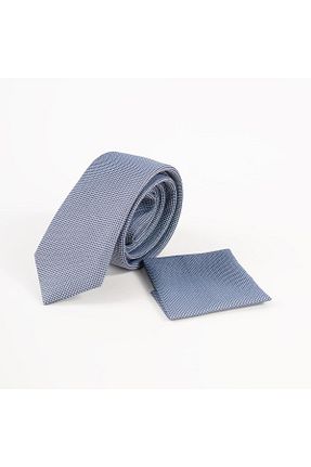 کراوات آبی مردانه پارچه ای AKÇAYLAR - کد 63262440