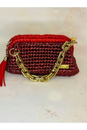 کیف پورتفوی و کلاچ قرمز زنانه چرم مصنوعی Handmade - کد 795838190
