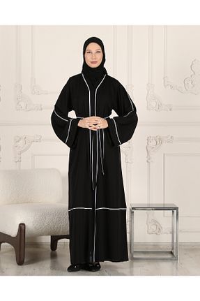 کلاه و ابایا مشکی زنانه بافتنی HALİL TÜRKER - کد 796664514