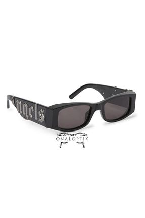 عینک آفتابی مشکی زنانه UV400 Palm Angels - کد 796505961