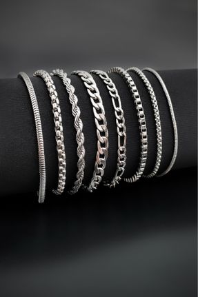 دستبند جواهر زنانه روکش نقره کد 778257848