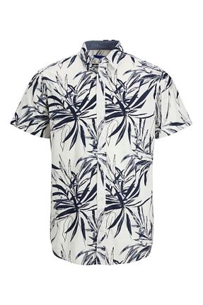 پیراهن سفید مردانه رگولار Jack & Jones - کد 665150745