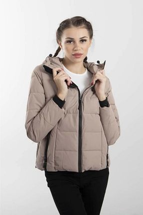 کاپشن بژ زنانه رگولار Lumberjack - کد 370398382