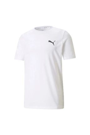تی شرت سفید زنانه رگولار یقه گرد پارچه ای تکی کد 379391372