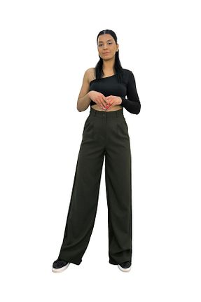شلوار خاکی زنانه پارچه Butik - کد 797129950