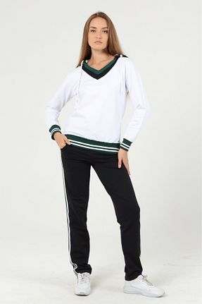 ست کرمکن اسپرت سفید زنانه پنبه ای WND SPORT - کد 797226708