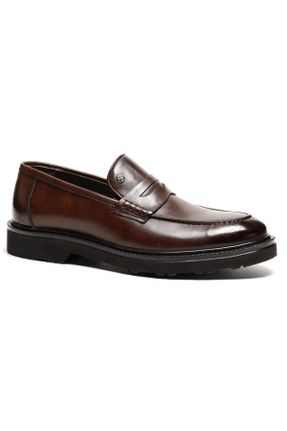 کفش کلاسیک قهوه ای مردانه پاشنه کوتاه ( 4 - 1 cm ) کد 797282991