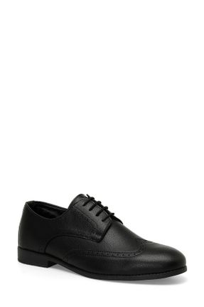 کفش کلاسیک مشکی مردانه پاشنه کوتاه ( 4 - 1 cm ) پاشنه ساده کد 796957883