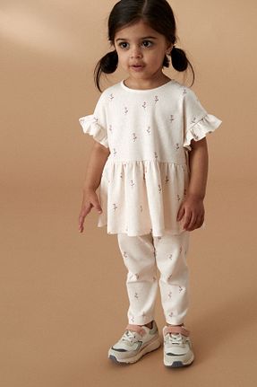 ست بالاتنه و پائین تنه نباتی بچه گانه بافتنی Next Baby - کد 796971668