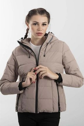 کاپشن بژ زنانه رگولار Lumberjack - کد 370398382
